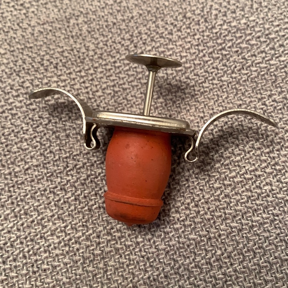 Vintage Push-Button Bottle Stopper Cork